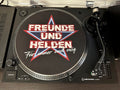 Slipmat für Plattenspieler – Freunde und Helden Vinyl Auflagefilz