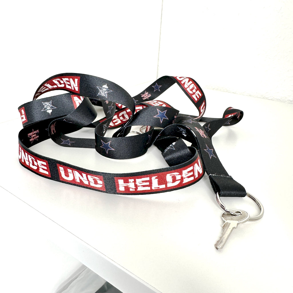 Schlüsselband Lanyard – Freunde und Helden (Band Merch)